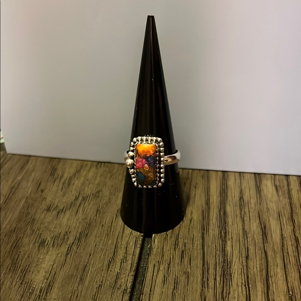 Spiney Sterling Silver Ring